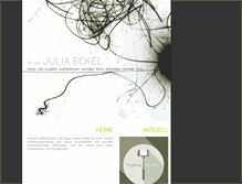 Tablet Screenshot of juliaeckel.de